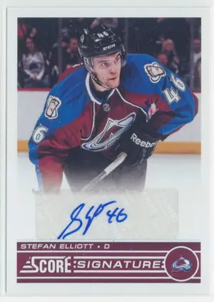 2013-14 SCORE - STEFAN ELLIOTT #SS-SE SIGNATURES