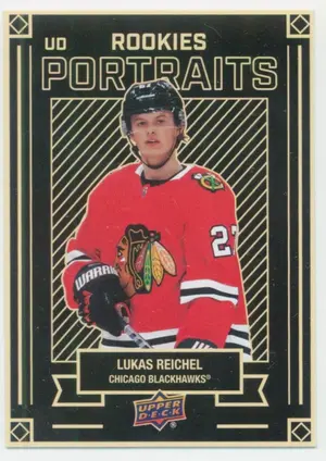 2022-23 UPPER DECK - LUKAS REICHEL #P-39 UD PORTRAITS