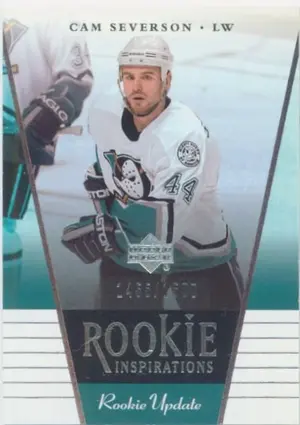 2002-03 ROOKIE UPDATE - CAM SEVERSON #176 ROOKIE INSPIRATIONS 1455/1500