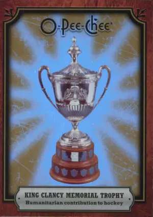 2008-09 O-PEE-CHEE - KING CLANCY MEMORIAL TROPHY #AWD-VL TROPHIES