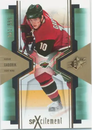 2006-07 SPX - MARIAN GABORIK #X50 SPXCITEMENT 1/999