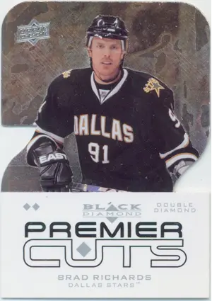 2008-09 BLACK DIAMOND - BRAD RICHARDS #PDC23 PREMIER CUTS DOUBLE DIAMOND