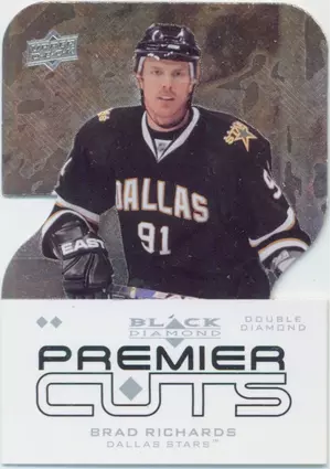 2008-09 BLACK DIAMOND - BRAD RICHARDS #PDC23 PREMIER CUTS DOUBLE DIAMOND