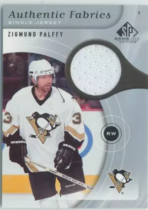 2005-06 SP GAME USED - ZIGMUND PALFFY #AF-ZP AUTHENTIC FABRICS SINGLE JERSEY