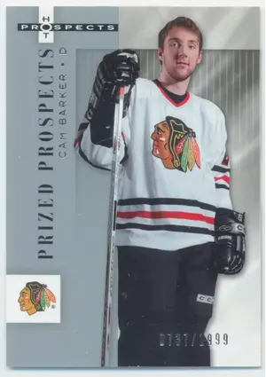 2005-06 HOT PROSPECTS - CAM BARKER #115 PRIZED PROSPECTS 737/1999