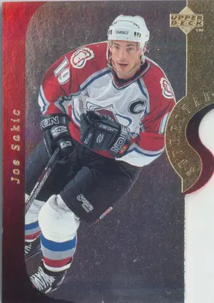 1996-97 UPPER DECK - JOE SAKIC #SS16A SUPERSTAR SHOWDOWN