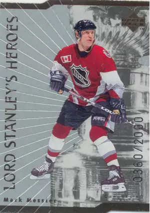 1998-99 UPPER DECK - MARK MESSIER #LS11 LORD STANLEY'S HEROES QUANTUM 360/2000