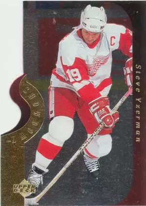 1996-97 UPPER DECK - STEVE YZERMAN #SS16B SUPERSTAR SHOWDOWN