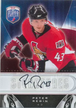 2009-10 BE A PLAYER - PETER REGIN #S-RE SIGNATURES