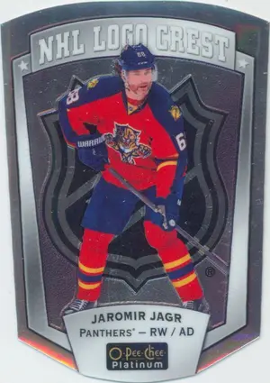 2016-17 O-PEE-CHEE PLATINUM - JAROMIR JAGR #NHLLD-7 NHL LOGO CREST