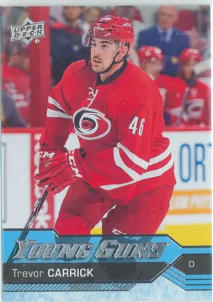 2016-17 UPPER DECK - TREVOR CARRICK #230 YOUNG GUNS