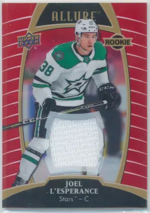 2019-20 ALLURE - JOEL L'ESPERANCE #76 RED RAINBOW JERSEY