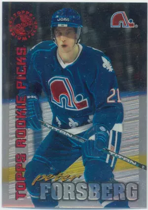 1995-96 TOPPS STADIUM CLUB - PETER FORSBERG #47 MEMBERS ONLY