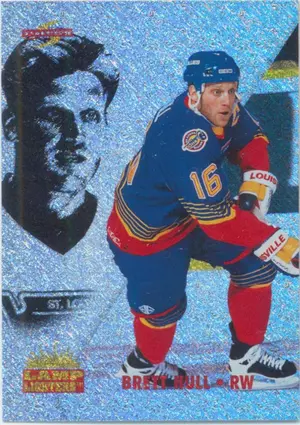 1995-96 SCORE - BRETT HULL #11 LAMP LIGHTERS