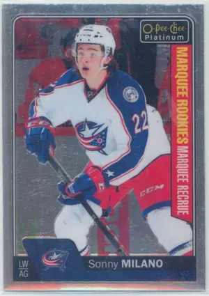 2016-17 O-PEE-CHEE PLATINUM - SONNY MILANO #182 ROOKIE
