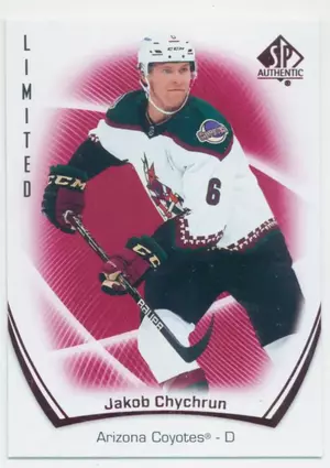 2021-22 SP AUTHENTIC - JAKOB CHYCHRUN #67 LIMITED RED