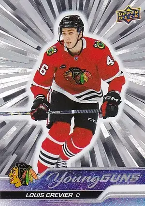 2023-24 Upper Deck Outburst Silver 721 Louis Crevier
