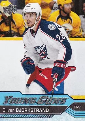 2016-17 Upper Deck (Young Guns) 243 Oliver Blorkstrand