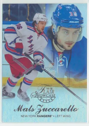 2014-15 FLEER SHOWCASE - MATS ZUCCARELLO #9 FLAIR SHOWCASE