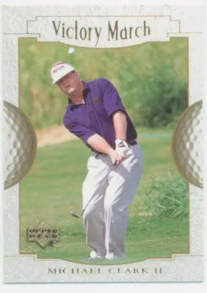 2001 Upper Deck - Michael Clark II #160 Victory March
