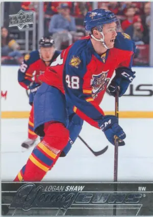 2015-16 UPPER DECK - LOGAN SHAW #454 YOUNG GUNS