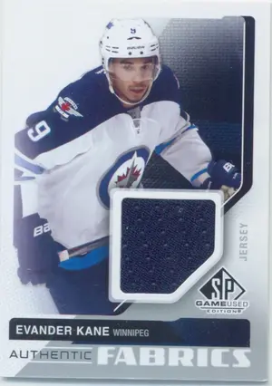 2014-15 SP GAME USED - EVANDER KANE #AF-EK AUTHENTIC FABRICS