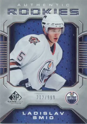 2006-07 SP GAME USED - LADISLAV SMID #118 AUTHENTIC ROOKIES 212/999