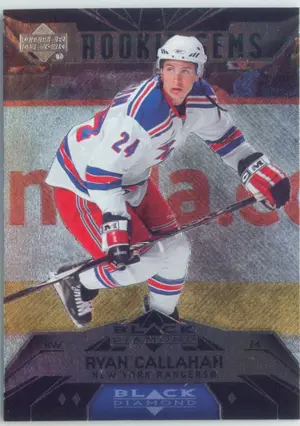 2007-08 BLACK DIAMOND - RYAN CALLAHAN #156 TRIPLE DIAMOND