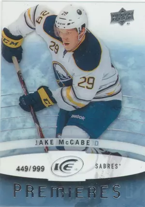 2014-15 UPPER DECK ICE - JAKE McCABE #107 PREMIERES 449/999
