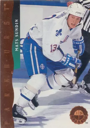 1993-94 PARKHURST - MATS SUNDIN #F5 FIRST OVERALL