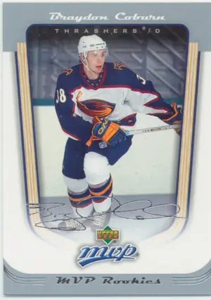 2005-06 MVP - BRAYDON COBURN #427 ROOKIE