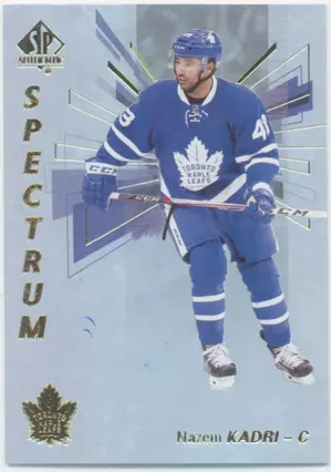 2016-17 SP AUTHENTIC - NAZEM KADRI #S-26 SPECTRUM FX (UNSCRATCHED)