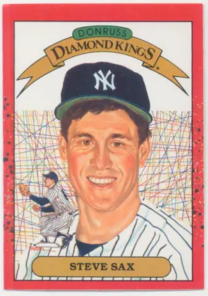 1989 Donruss Diamond Kings - Steve Sax #2