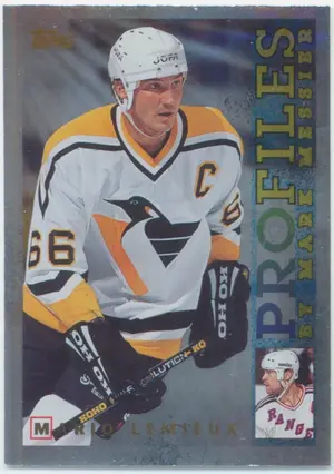 1995-96 TOPPS - MARIO LEMIEUX #PF-15 PROFILES
