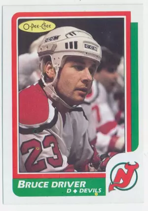 1986-87 O-PEE-CHEE - BRUCE DRIVER #19