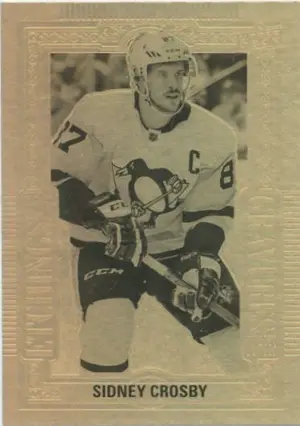 2018-19 TIM HORTONS - SIDNEY CROSBY #GE-1 GOLD ETCHINGS