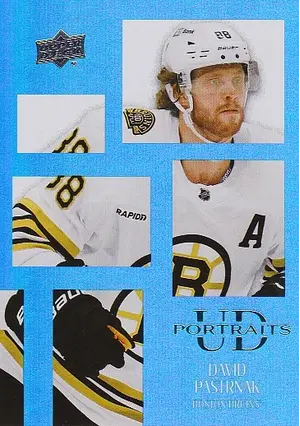 2024-25 Upper Deck Portraits P-4 David Pastrnak