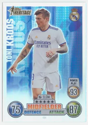 2021-22 Topps Match Attax UCL - Toni Kroos #484 Heritage