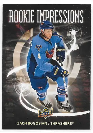 2008-09 Upper Deck Rookie Impressions #RI29 Zach Bogosian SP