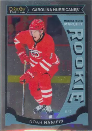 2015-16 O-PEE-CHEE PLATINUM - NOAH HANIFIN #M41 MARQUEE ROOKIE