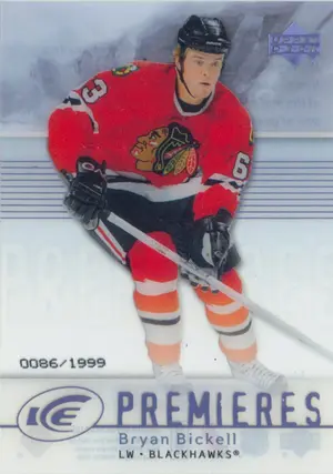 2007-08 ICE - BRYAN BICKELL#132 ICE PREMIERES 86/1999