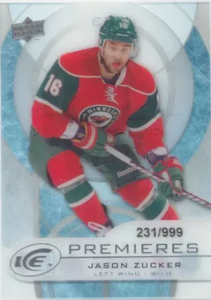2012-13 ICE - JASON ZUCKER #33 PREMIERES 231/999