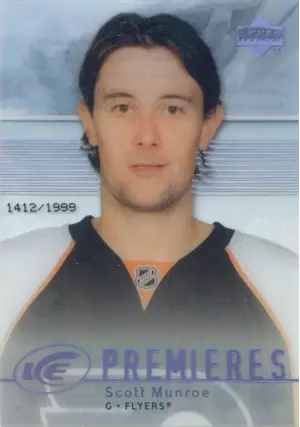 2007-08 ICE - SCOTT MUNROE #106 ICE PREMIERES 1412/1999