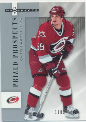 2005-06 HOT PROSPECTS - CHAD LAROSE #112 PRIZED PROSPECTS 1189/1999