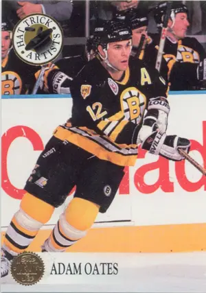 1993-94 LEAF - ADAM OATES #8 HAT TRICK ARTISTS