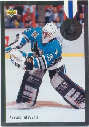 1992-93 UPPER DECK - JARMO MYLLYS #E19 EURO STARS