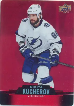 2020-21 TIM HORTONS - NIKITA KUCHEROV #DC-39 RED DIE CUTS