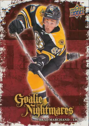 2016-17 UPPER DECK - BRAD MARCHAND #GN-3 GOALIE NIGHTMARES