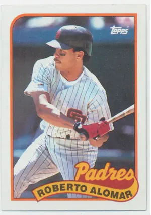 1989 Topps - Roberto Alomar RC #206