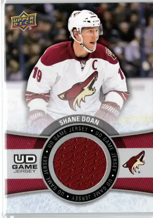 2015-16 UD Shane Doan GU Jersey Arizona Coyotes